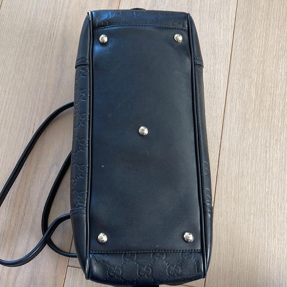 Gucci Black Guccissima Leather Princy Boston Bag with duster bag - Picture 6 of 16